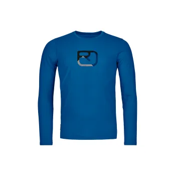 Pánské tričko Ortovox 150 Cool Mtn Silhouette Long Sleeve M blue note L; Modrá triko + DÁREK DLE VÝBĚRU!