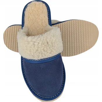 Dámská obuv Pantofle Pantofle kožené teplé vlněné semišové domácí teplé 40