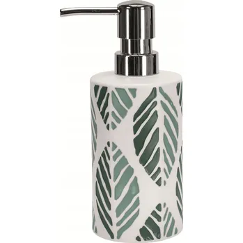Dávkovač mýdla Ruční dávkovač mýdla stojací Kleine Wolke 300 ml bílý, zelený