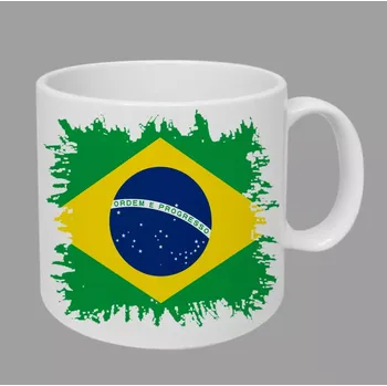 hrnek s vlajkou Brazílie 450ml (hrneček )