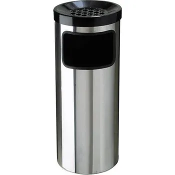 Meva Odpadkový koš s popelníkem - nerez 30 l