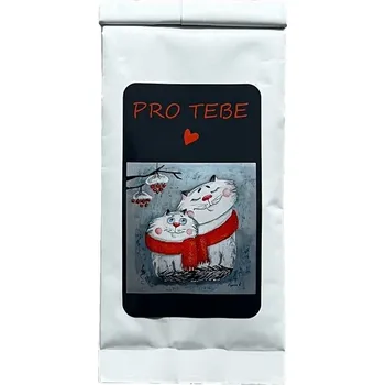 Šála Horká čokoláda - medvědi šála červená – 50g