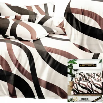 Povlečení DALWIN Povlečení souprava Povlaky na polštáře 70x80 Bavlněný satén 160x200 3 Č.