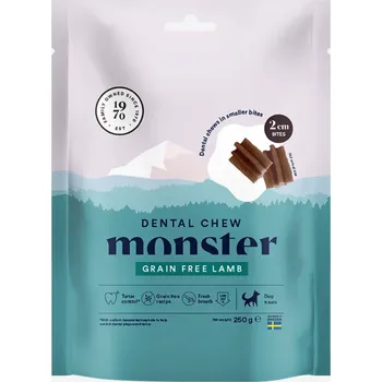 Monster dentální tyčinky pro psy bites Jehněčí Velikost: Bites