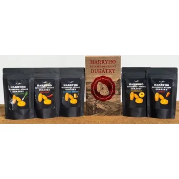 Dárková krabička Harryho Dukátky sýrovo škvarkové VELKÝ dárkový BOX 5ks