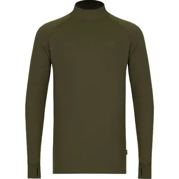Rybářské oblečení Korda Termo Prádlo Mock Neck Thermal LS Shirt Dark Olive - XXL