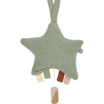 plyšák Knitted Musical Little Universe Star green