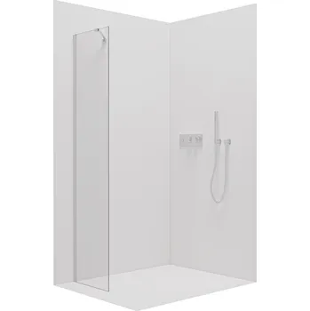 Cerano Sprchová zástěna pro dveře Antelo L/P, 6 mm, chrom, transparentní sklo, 60x190 cm, jednodílná pevná, CER-432442