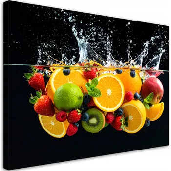 Obraz Obraz do kuchyně a jídelny, Exotické ovoce ve vodě 100x70 cm