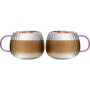 Sklenice Sklenice na kávu a čaj Vialli Design 350 ml 2 ks