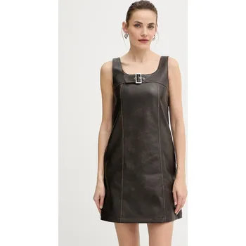 Dámské šaty Šaty Liu Jo hnědá barva, mini, MF5314 E1051 MF5314.E1051 89X, vel. 40