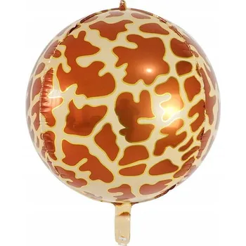 Balónek FÓLIOVÝ BALÓNEK 56 cm KOULE 4D ŽIRAFA NAROZENINY DEKORACE PRO DĚTI