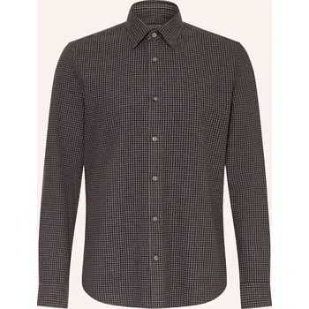 Pánská košile Marc O'polo Pánská Flanelová Košile Fit, tmavě šedá / šedá, 40