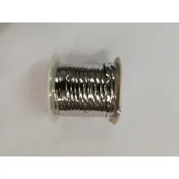 Vánoční dekorace Dekorační drát 3mm plochý - stříbrná