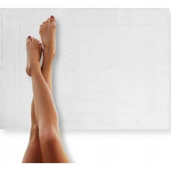 Koberec Koberec 50x70 Otisk Chodidla Růžová Hotelová 01 Bílý 650 g/m2