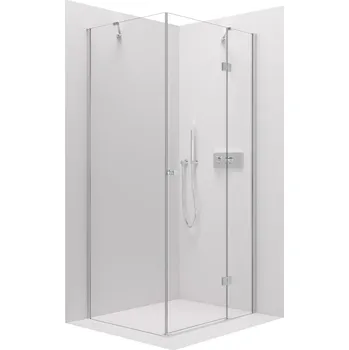 Cerano Sprchový kout Marino L/P, 6 mm, chrom, transparentní sklo, 100x70 cm, pantový, CER-422772