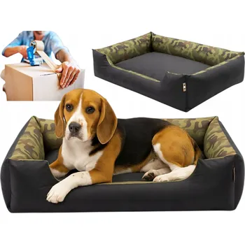 Pelíšek pro psa Pelíšek pro psa 90x70 XL matrace pohovka polštář potah pohovka MASKÁČOVÝ