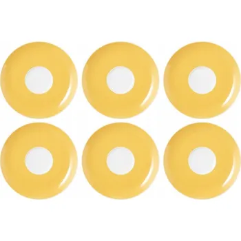 Porcelánové podšálky SELTMANN 16,5 cm Meadow Grasses Curry, sada 6 ks