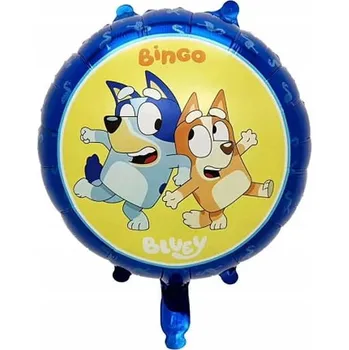 Balónek Fóliový balónek 18" Bluey Bingo modrý