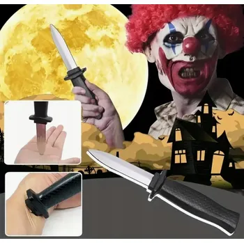 Legrační Hračka Falešný Nůž na Žerty Skládací Kostým Halloween Příslušenství