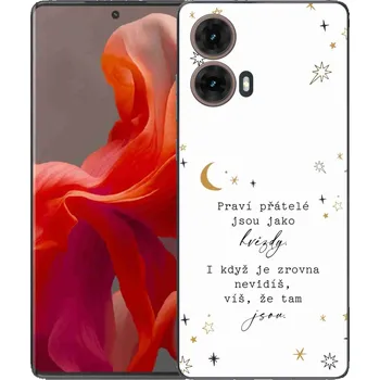 Pouzdro na mobilní telefon Gelový kryt mmCase na Motorola Moto G85 5G - citát 6 bílé pozadí