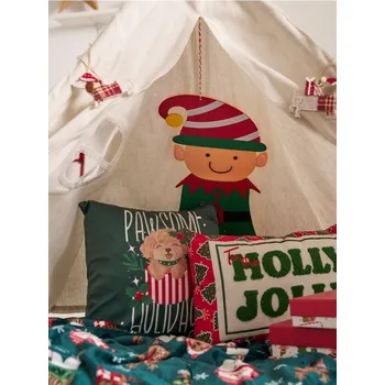 Vánoce Sinsay - Závěsná vánoční dekorace ve tvaru skřítka - tmavě zelená - 516GF-79X - 516GF-79X-ONE