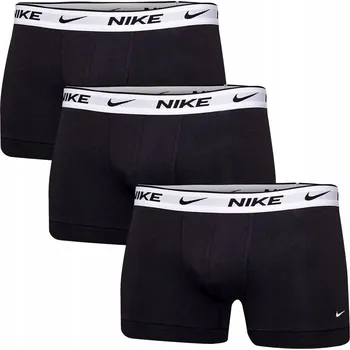 Boxerky Nike Trunk 3PK Černé XL