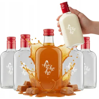 Placatka 10 lahví Na Likéry vína, PLACATKA 200 ml S POTISKEM