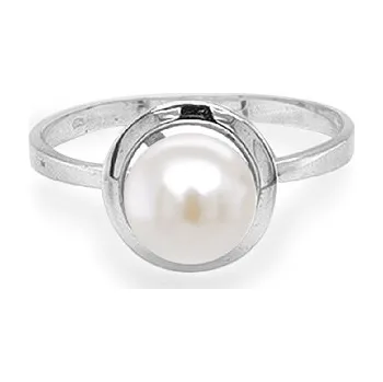 Prsten Zlatý Prsten s Perlou 7130305
