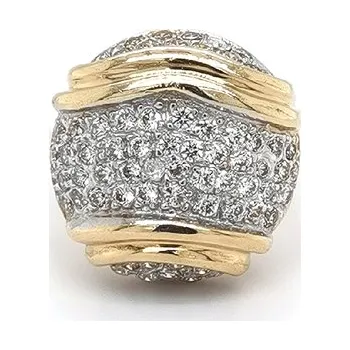 Prsten Zlatý Prsten se Zirkony 7130524