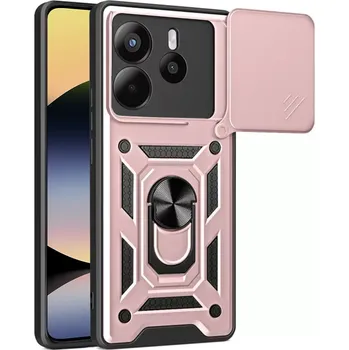 Pouzdro na mobilní telefon Kryt Xiaomi Redmi Note 14 4G Techsuit CamShield Pro rose gold