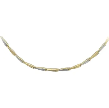 Náhrdelník Zlatý Dámský Náhrdelník z Kombinovaného Zlata 7040023