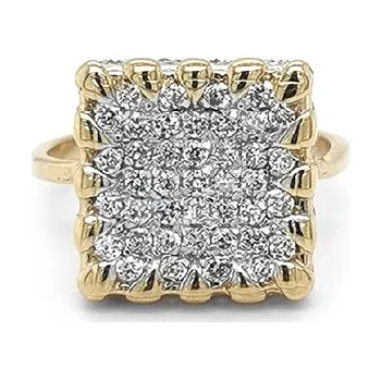 Prsten Zlatý Prsten se Zirkony 7130557