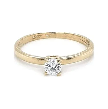 Prsten Zlatý Zásnubní Prsten se Zirkonem 7130718