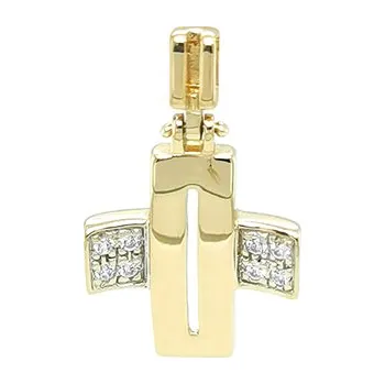 Přívěsek Zlatý Přívěsek Kříž se Zirkony 7150167