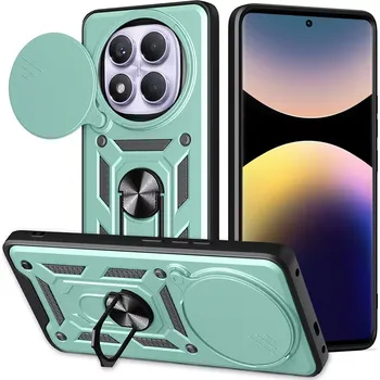 Pouzdro na mobilní telefon Kryt Xiaomi Redmi Note 14 Pro 4G Techsuit CamShield Pro green