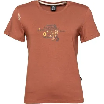 Dámská móda Triko Chillaz Iseo Mountain Paradise KR Dámské Barva: brick, Velikost: 36