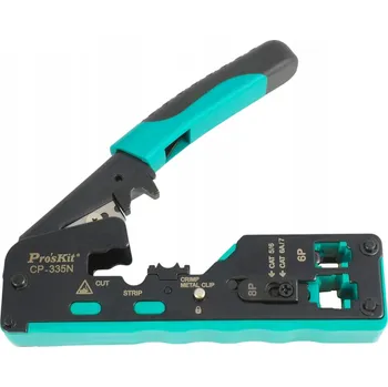 Zabezpečení domácnosti Krimpovací kleště na konektory RJ45 kat.7 CP-335N Proskit