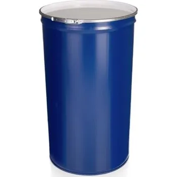Meva Kovový lakovaný kónický sud 220 l, 0,7 mm – odnímatelné víko