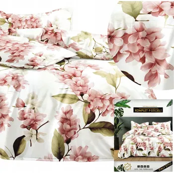 Povlečení DALWIN Povlečení souprava Povlaky na polštáře 70x80 Bavlněný satén 160x200 3 Č.