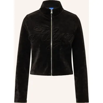 Dámská mikina Hugo Dámská Svetrová Bunda Dessie Z Velvetu, černá, 38