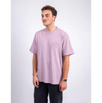 Carhartt WIP S/S Helix Redux T-Shirt Pink Fog garment dyed L