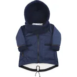LITTLE THINGS kabátek softshellový s kapucí a šálou tmavě modrá vel. 3-5 let
