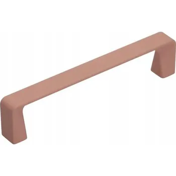 Nábytkové kování GAMET, Úchytka UU52, Soft Touch - starorůžová, 128 mm