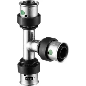 Stavebniny Viega SMARTPRESS 6718 T-kus, 32x20x32mm, ocel