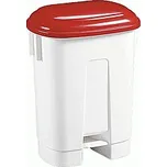 Meva Plastový odpadkový koš Sirius 60 l. - červené víko