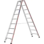 HYMER hliníkové schůdky 8024, 2 x 9, délka 2,28 m