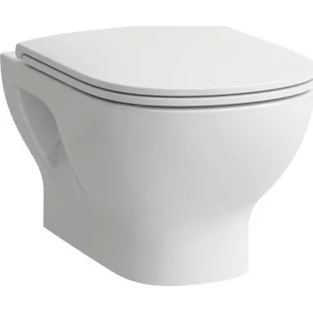 Klozet Laufen LUA závěsné WC, se SoftClose sedátkem, Rimless splachování