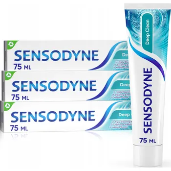 Dentální hygiena Sensodyne Deep Clean Zubní Pasta 75 Ml x3