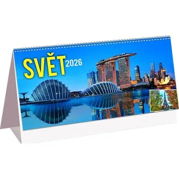 Kalendář Stolní 14-ti denní kalendář SVĚT, 297x138 mm, 2025
